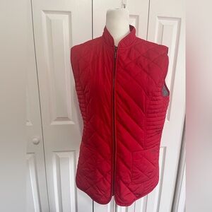 Saint James Quilted Vest Red US 8